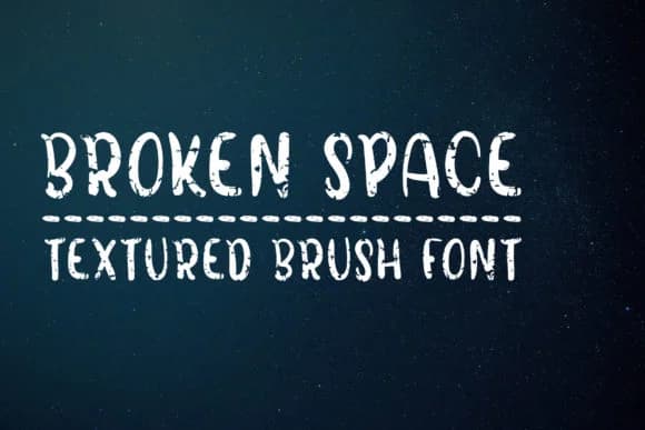 Broken Space Font by Dasagani — Script Handwritten Font — preview 1