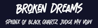 Broken Dreams by Gassstype — Script Handwritten Font — thumbnail 2
