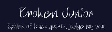 Broken Junior by Studio Hello Good — Script Handwritten Font — thumbnail 2