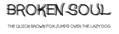 Broken Soul by Epic Delusion — Script Handwritten Font — thumbnail 1
