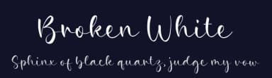 Broken White by Timur Type — Script Handwritten Font — thumbnail 2