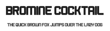 Bromine Cocktail by Chequered Ink — Sans Serif Font — thumbnail 1
