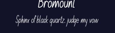 Bromount by Mytype Studio — Script Handwritten Font — thumbnail 2