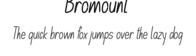 Bromount by Mytype Studio — Script Handwritten Font — thumbnail 1