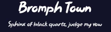 Bromph Town by Beta Dine — Script Handwritten Font — thumbnail 2