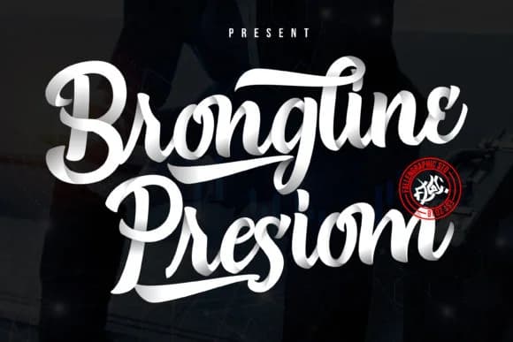 Brongline Presiom Font by Fallengraphic — Script Handwritten Font