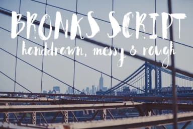 Bronks Script Font by Favete Art — Script Handwritten Font — thumbnail 1