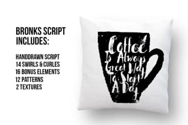 Bronks Script Font by Favete Art — Script Handwritten Font — thumbnail 2