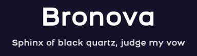 Bronova by DesignBro.com Ltd — Sans Serif Font — thumbnail 2
