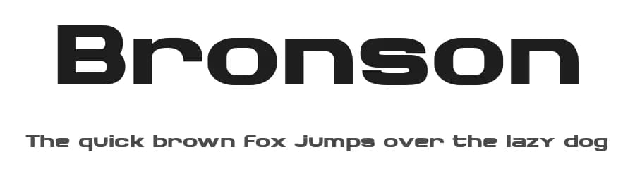 Bronson by Ronny Studio — Sans Serif Font