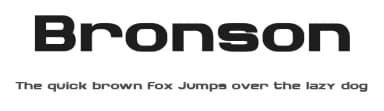 Bronson by Ronny Studio — Sans Serif Font — thumbnail 1