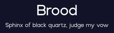 Brood by Human Design — Sans Serif Font — thumbnail 2