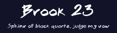 Brook 23 by mgl23 — Script Handwritten Font — thumbnail 2