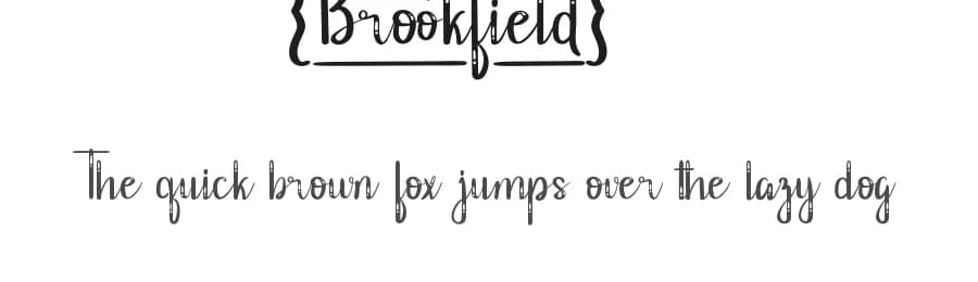 Brookfield by RaisProject — Script Handwritten Font