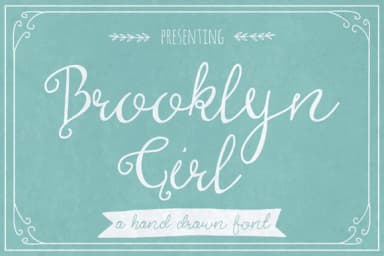 Brooklyn Girl Font by The Pen and Brush — Script Handwritten Font — thumbnail 1