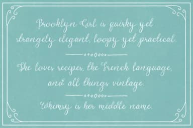 Brooklyn Girl Font by The Pen and Brush — Script Handwritten Font — thumbnail 5