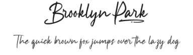 Brooklyn Park by NihStudio — Script Handwritten Font — thumbnail 1