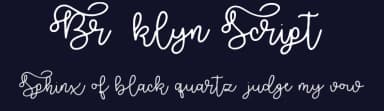 Brooklyn Script by fluffyartstudio — Script Handwritten Font — thumbnail 2