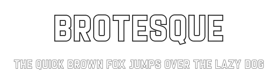 Brotesque by Shanaya Studio — Sans Serif Font