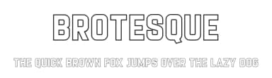 Brotesque by Shanaya Studio — Sans Serif Font — thumbnail 1