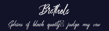 Brothels by Calligraphy Fonts — Script Handwritten Font — thumbnail 2
