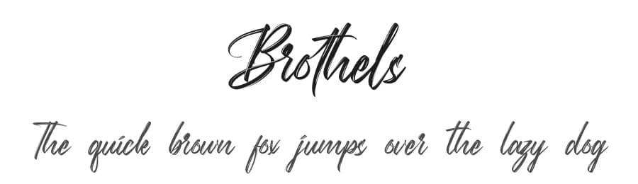 Brothels by Calligraphy Fonts — Script Handwritten Font