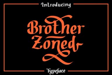 Brother Zoned Font by Dreamink (7ntypes) — Script Handwritten Font — thumbnail 1