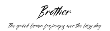 Brother by Perspectype Studio - Letterena.com — Script Handwritten Font — thumbnail 1