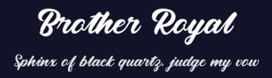 Brother Royal by RantautypeStudio — Script Handwritten Font — thumbnail 2