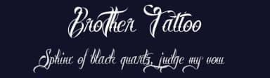 Brother Tattoo by Måns Grebäck — Script Handwritten Font — thumbnail 2