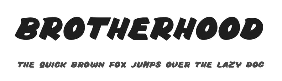 Brotherhood by Tigadestd — Script Handwritten Font