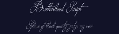 Brotherhood Script by Youssef Habchi — Script Handwritten Font — thumbnail 2
