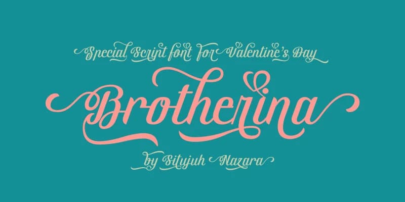 Brotherina Font by Situjuh — Script Handwritten Font — preview 1