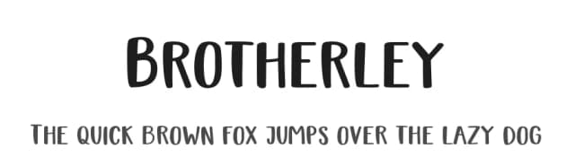 Brotherley by Creative Media Lab — Script Handwritten Font