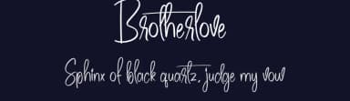 Brotherlove by Scratchones — Script Handwritten Font — thumbnail 2