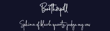 Brotherpoll by Letternun — Script Handwritten Font — thumbnail 2