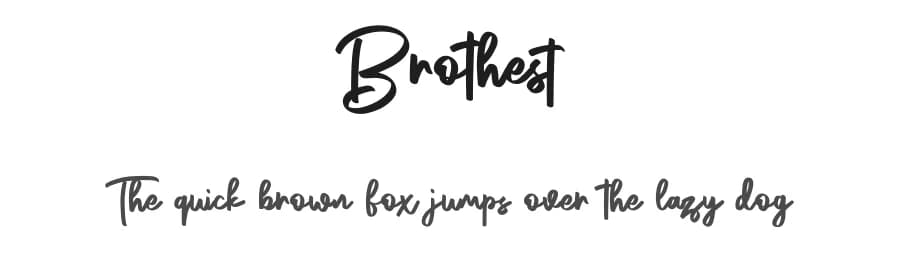 Brothest by Maulana Creative — Script Handwritten Font