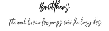 Brotthers by Maulana Creative — Script Handwritten Font — thumbnail 1
