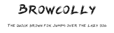 Browcolly by Amin Mustofa — Script Handwritten Font — thumbnail 1
