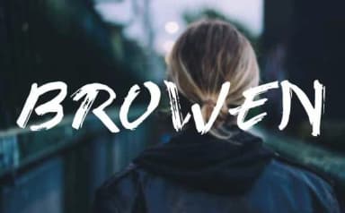 Browen Font by goodigital — Script Handwritten Font — thumbnail 1