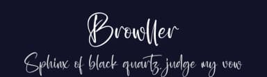 Browller by Letterena Studios — Script Handwritten Font — thumbnail 2