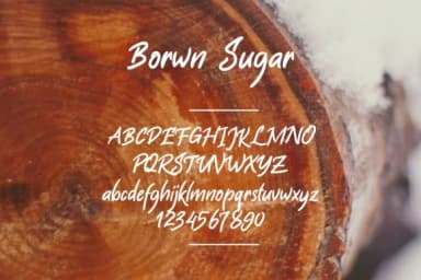 Brown Sugar Font by Fype Co. — Script Handwritten Font — thumbnail 4