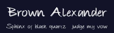 Brown Alexander by Akhmad Mujayyid — Script Handwritten Font — thumbnail 2