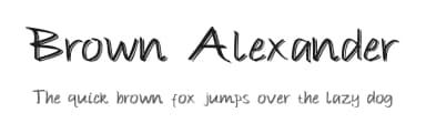 Brown Alexander by Akhmad Mujayyid — Script Handwritten Font — thumbnail 1