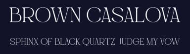 Brown Casalova by Pentagonistudio — Serif Font — thumbnail 2