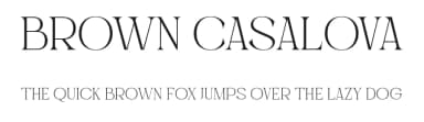 Brown Casalova by Pentagonistudio — Serif Font — thumbnail 1