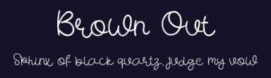 Brown Out by Eddy Goodboy — Script Handwritten Font — thumbnail 2