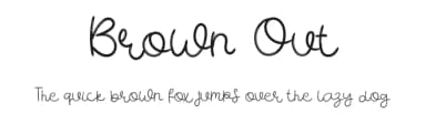 Brown Out by Eddy Goodboy — Script Handwritten Font — thumbnail 1