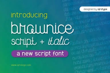 Brownice Font by iqrotype — Script Handwritten Font — thumbnail 1