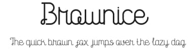 Brownice by iqrotype — Script Handwritten Font — thumbnail 1